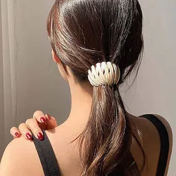 VAGHBHATT Women Set Of 5 Ponytail Holders image 3