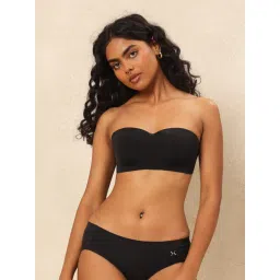 Krvvy Black Premium Padded Strapless Convertible Multi-Way Seamless Bra image 1