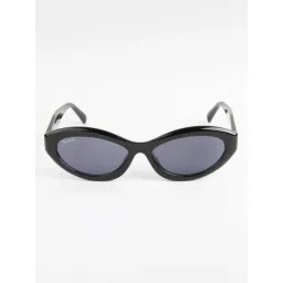 TED SMITH Unisex Cat Eye Black Sunglasses With UV Protected Lenses image 3