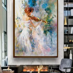 The Art House Purple & Green Printed Framed Wall Art-picture-24