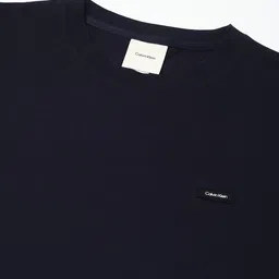 Calvin Klein Jeans Men Solid Round Neck Cotton T-shirt image 3