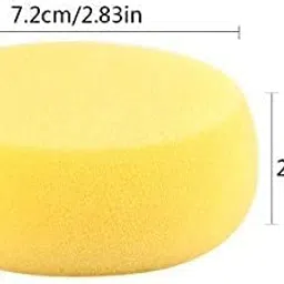 amazon brand - umi Amazon Brand – Umi Round Synthetic Paint Sponge for Painting, Crafts, Pottery, Cleaning and More (Set of 4 pc) image 5