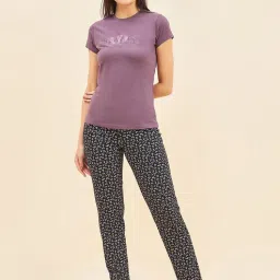 Sweet Dreams Women Printed Nightsuit Multi-Color-picture-43