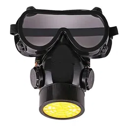 OXGO Respirator Mask Half Face Gas Mask with Safety Glasses Reusable Professional Breathing Protection Against Dust Chemicals Pesticide Organic Vapours, Perfect for Painters and DIY Project image 1