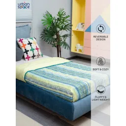 Urban Space 3 Layer Reversible Microfiber A/C Blanket (London) image 3