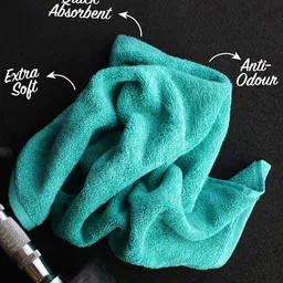Heelium Set of 2 Super Soft & Quick Absorbent 600GSM Bath & Hand Bamboo Cotton Towels image 2