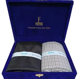 fetiya Shirt & Trouser Fabric in velveta Box Packing (Shirt-2.35 m, Pant-1.25 m) image 3