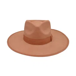 MYARAA by NAMRATA LODHA Unisex Self Design Woollen Fedora Hat image 4