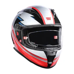 Royal Enfield Men SpeedX Colourblocked Antibacterial Lightweight Full Face Helmet-image-86