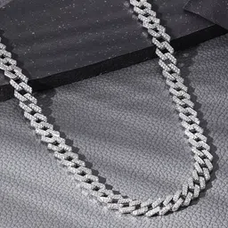 GIVA Men 925 Silver Rhodium-Plated Chain-picture-53