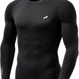 just rider Full Sleeve Compression T-Shirt - Athletic Base Layer Tights for Fitness image 2