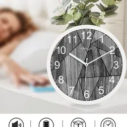 RANDOM White Printed Contemporary Wall Clock image 5
