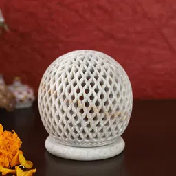 Aapno Rajasthan Assorted Cutwork Stoned Tealight Candle Holder-image-26