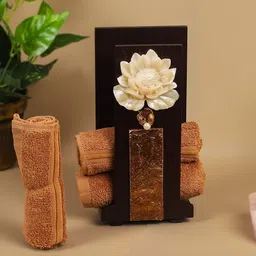COCKTAIL Brown Wooden Hand Towel Holder-image-11