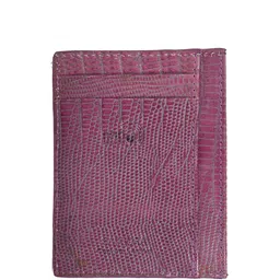 Sassora Unisex Textured Leather Slim Card Holder image 2