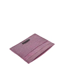 Sassora Unisex Textured Leather Slim Card Holder image 4