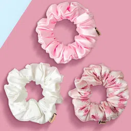 hair drama co. HAIR DRAMA COMPANY Set of 3 Satin Ponytail Holders-picture-37