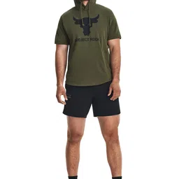 UNDER ARMOUR Project Rock Terry Short Sleeve Sweatshirts image 4
