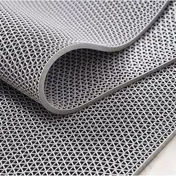 Avideco Anti Skid & Multipurpose/Bathroom Mat/Shower Mat/Carpet/Rugs/Rainmat/Swimming Pool Mat|Waterproof Doormat for Indoor/Outdoor Home Office Entrance| (2x6 feet, Grey) image 1