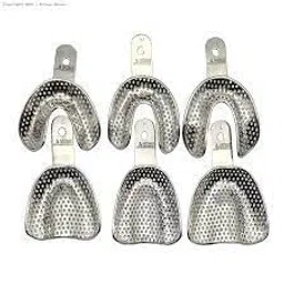 Stainless Steel Dental Impression Tray | Complete Set Of Dental Impression Tray | U0/L0, U1/L1, U2/L2, U3/L3, U4/L4 image 3