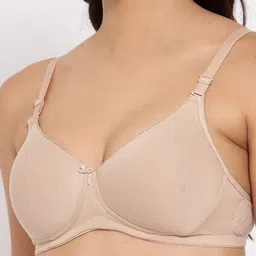 Inner Sense Beige T-shirt Bra Full Coverage Lightly Padded Sustainable ISB104 image 3