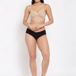 Inner Sense Beige T-shirt Bra Full Coverage Lightly Padded Sustainable ISB104 image 4