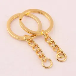 adw craft's Flat Keychain Ring(Gold, Pack of 12),Keychain Ring for Resin Art(25mm),Keychain Ring Parts,Keychain Ring for Resin Art,Keychain Ring Hooks Stainless Steel,Keychain Ring and Hooks image 5