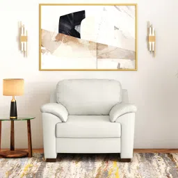 urban ladder create Farina 1 Seater Premium Italian Leather Sofa In Polaris-picture-24