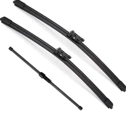 ryu7 RYU7® Wiper Blades Front With Rear Wiper Blade Set Fits For Audi Q3 allroad,Size -24"+21"+13" (Set of 3) image 1