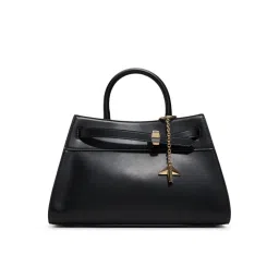 Aldo Women Vasilia Black Satchel Bag with Detachable Strap and Keychain-picture-41