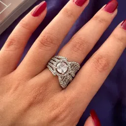 ISHKAARA Dazzling Statement Ad Ring-image-0