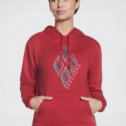 Skechers Diamond Legacy Printed Hooded Pullover Sweatshirt image 1