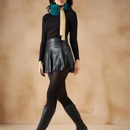 InWeave Women Self Design Scarf image 5