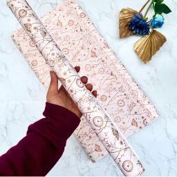 The Big Trove Blush Pink Gift Wrapping Paper (Pack of 5)-picture-7