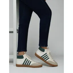 Truffle Collection Beige Solid Casual Sneakers image 1