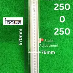 LOCUS Acrylic U Tube Manometer | 250-0-250 mmWC Range | Wall Mounted | Brass Nozzle | Gas & Liquid Pressure Measurement | Industrial & Laboratory Use | ISO & CE Certified image 1
