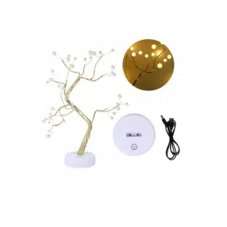 Awestuffs Led Tree Lamp DIY, Desk Table Decor 36 Pearls LED Lights Touch Switch for Home image 2