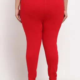 TAG 7 PLUS Women Pack Of 2 Solid Plus Size Ankle-Length Leggings image 5