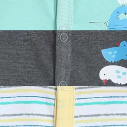 MINI KLUB Infant Boys Pack of 3 Printed Pure Cotton Jhablas image 5