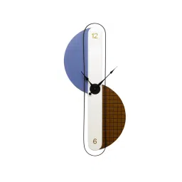 ARTYPILLAR 18X36In Wooden Clock In Vertical Pattern Design image 2