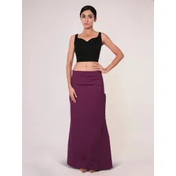 I AM BY DOLLYJAIN Women Purple Lycra Solid D'Coat image 1