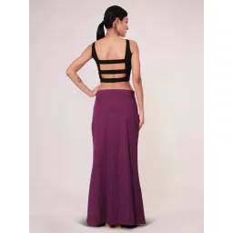 I AM BY DOLLYJAIN Women Purple Lycra Solid D'Coat image 4