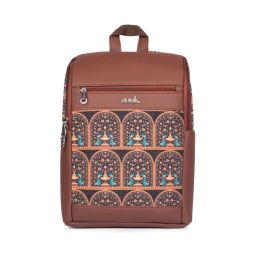 Zouk Royal Indian Peacock Motif Amalia Backpack-picture-47