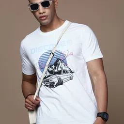 The Roadster Lifestyle Co. Men Graphic-Printed Cotton T-shirt-picture-48