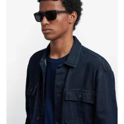 carrera accessories CARRERA Men UV Protected Polarized Full Rim Grey Lens Rectangle Sunglasses - 20756200358IR (58) image 1