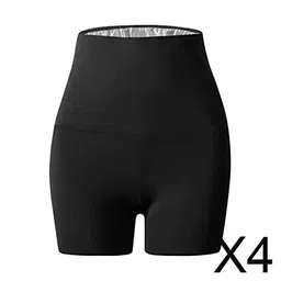 Enakshi (LABEL) Creations 4xWomen Sauna Pants Shorts Capri Jogger Legging Sweatpants Workout Shorts M image 2