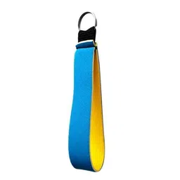 calandis CALANDIS™ 3xNeoprene Wristlet Keychain Wrist Strap Band Key Holder Split Ring Sky Blue | Clothing Shoes & Accessories | Mens Accessories | Key Chains Rings & Cases image 1