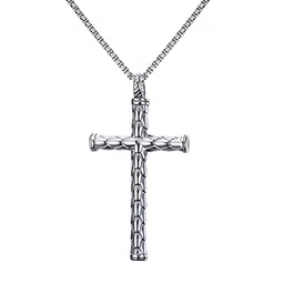 m men style Valentine Gift Couple Each Other Engraved on Heart Stylish Dual Pendant Necklace Chain Unisex Silver Stainless Steel for Unisex image 1