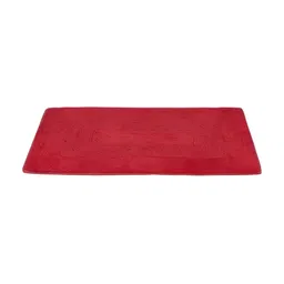 Aura Red Anti Slip Cotton Doormat image 3