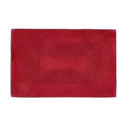 Aura Red Anti Slip Cotton Doormat image 5